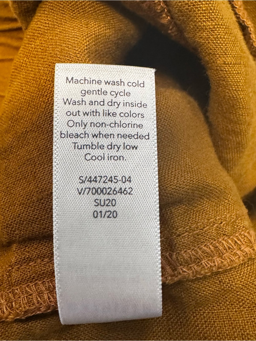 Athleta Linen Cabo 4" Shorts Drawstring Rust Womens Sz. 10 - Picture 9 of 9
